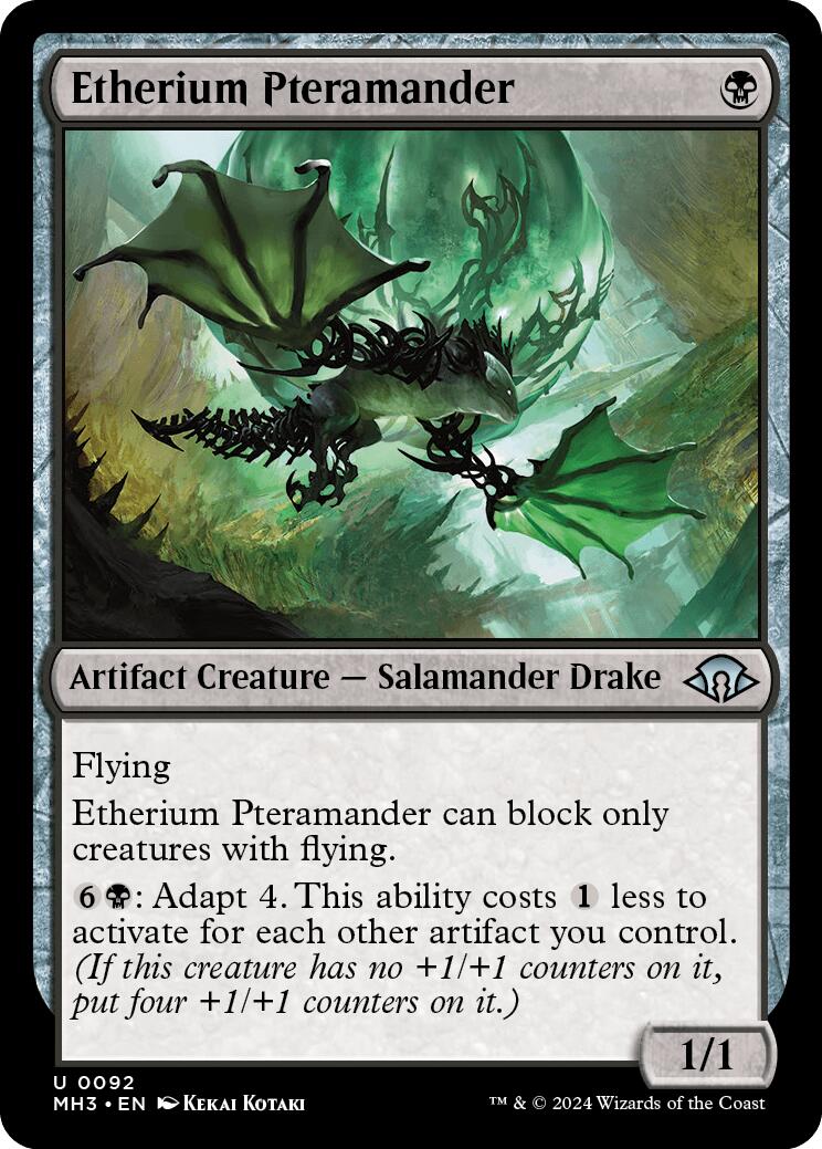 Etherium Pteramander [Modern Horizons 3] Foil