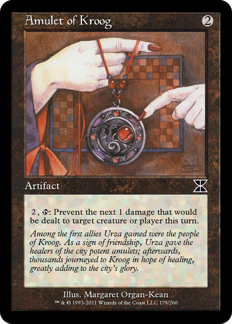 Amulet of Kroog  [Masters Edition IV] Foil