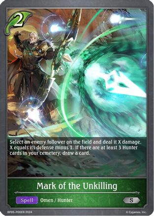 Mark of the Unkilling - P06EN (Foil)