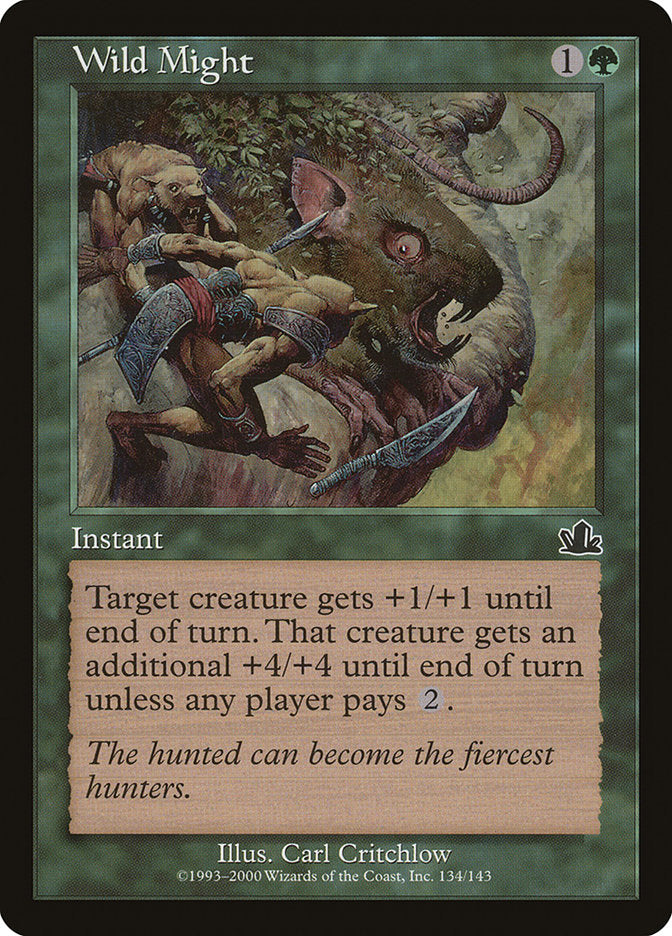 Wild Might [Prophecy] Foil