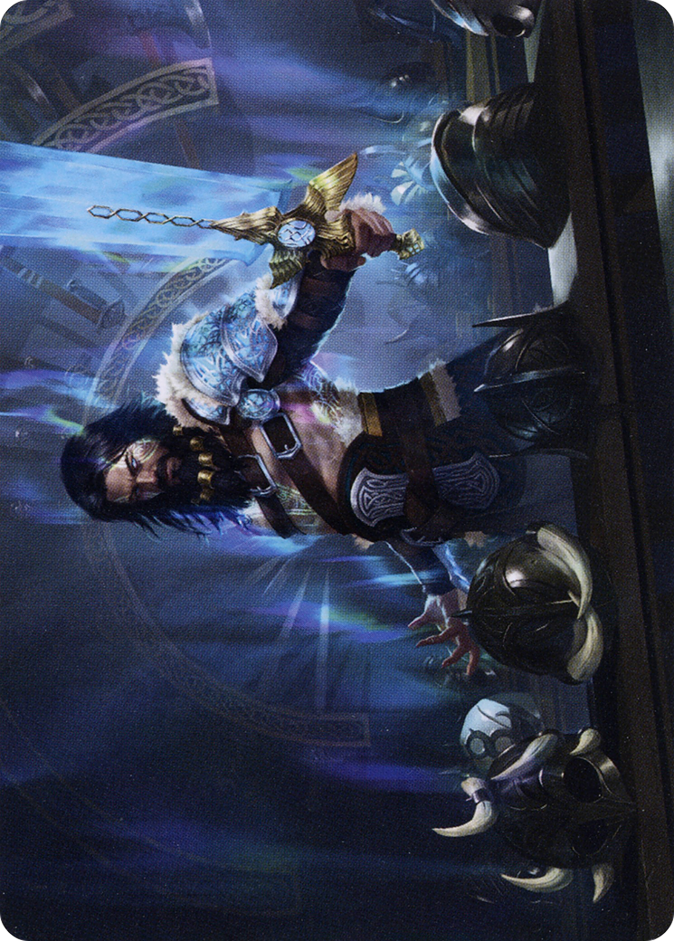 Halvar, God of Battle // Halvar, God of Battle  [Art Series: Kaldheim] (Borderless)