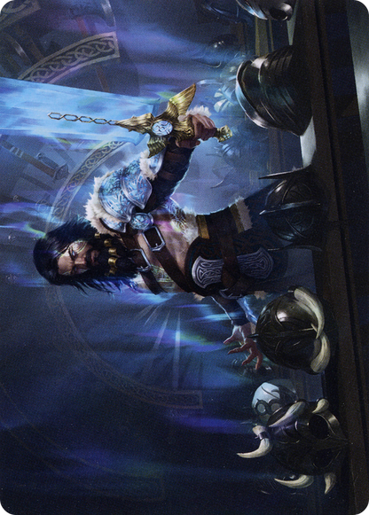 Halvar, God of Battle // Halvar, God of Battle  [Art Series: Kaldheim] (Borderless) Foil
