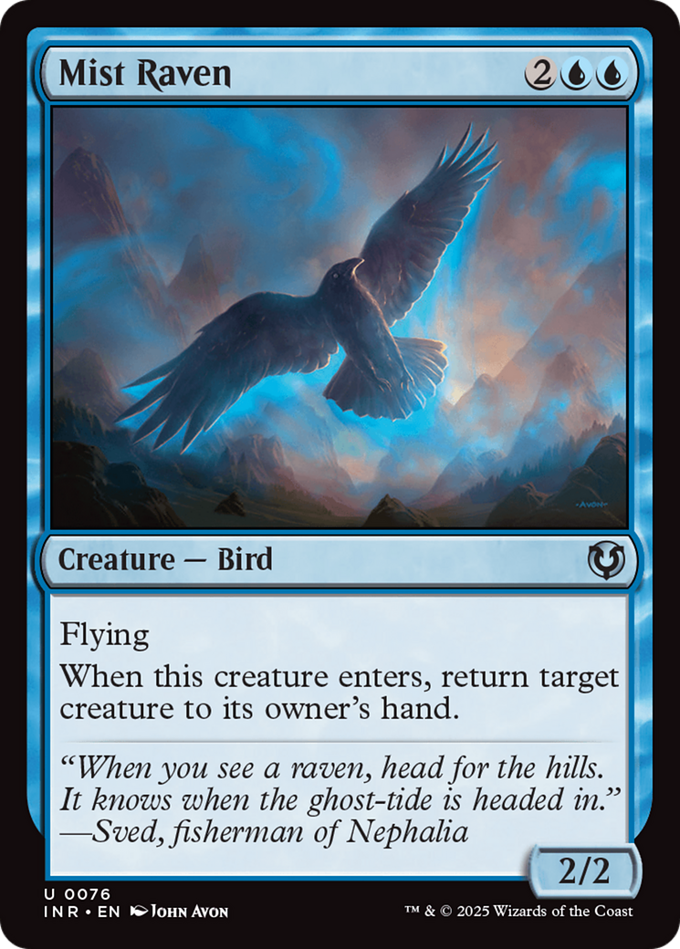 Mist Raven [Innistrad Remastered] Foil