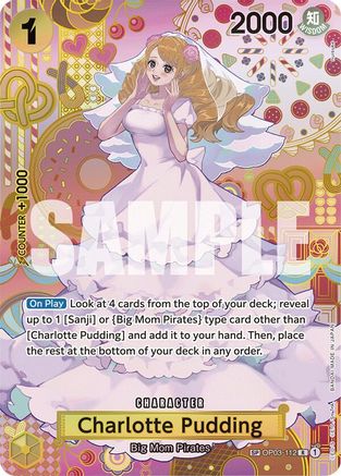 Charlotte Pudding (SP) (OP03-112) - [Two Legends] Foil