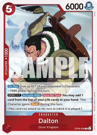 Dalton (OP08-008) - [Two Legends] Foil