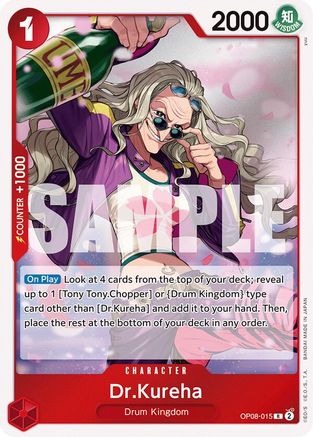 Dr.Kureha (OP08-015) - [Two Legends] Foil