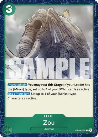 Zou (OP08-039) - [Two Legends] Foil