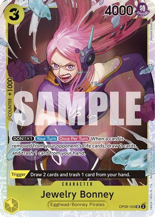 Jewelry Bonney (OP08-105) - [Two Legends] Foil