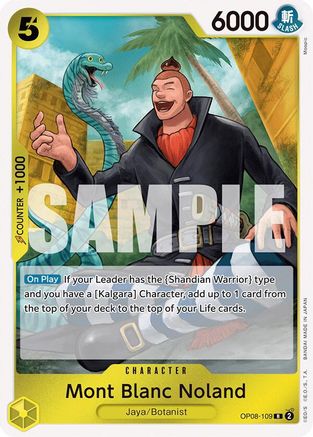 Mont Blanc Noland (OP08-109) - [Two Legends] Foil