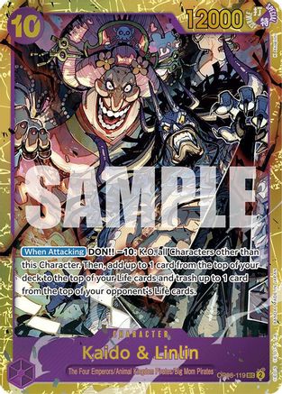 Kaido & Linlin (OP08-119) - [Two Legends] Foil