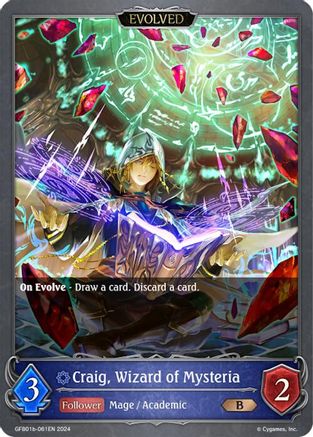 Craig, Wizard of Mysteria (GFB01b-061EN) (Evolved)