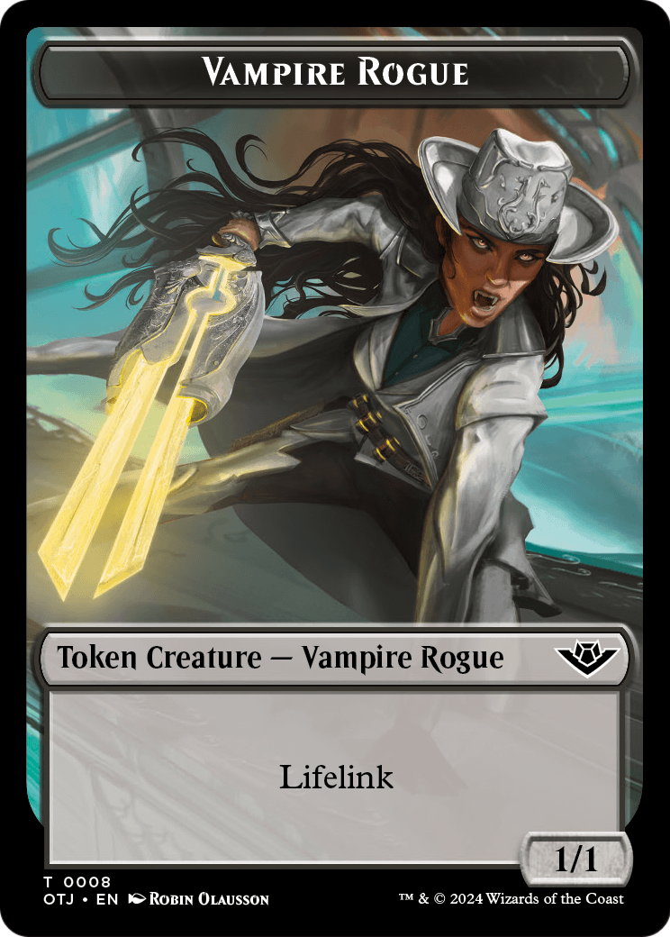 Vampire Rogue  [Outlaws of Thunder Junction Tokens]