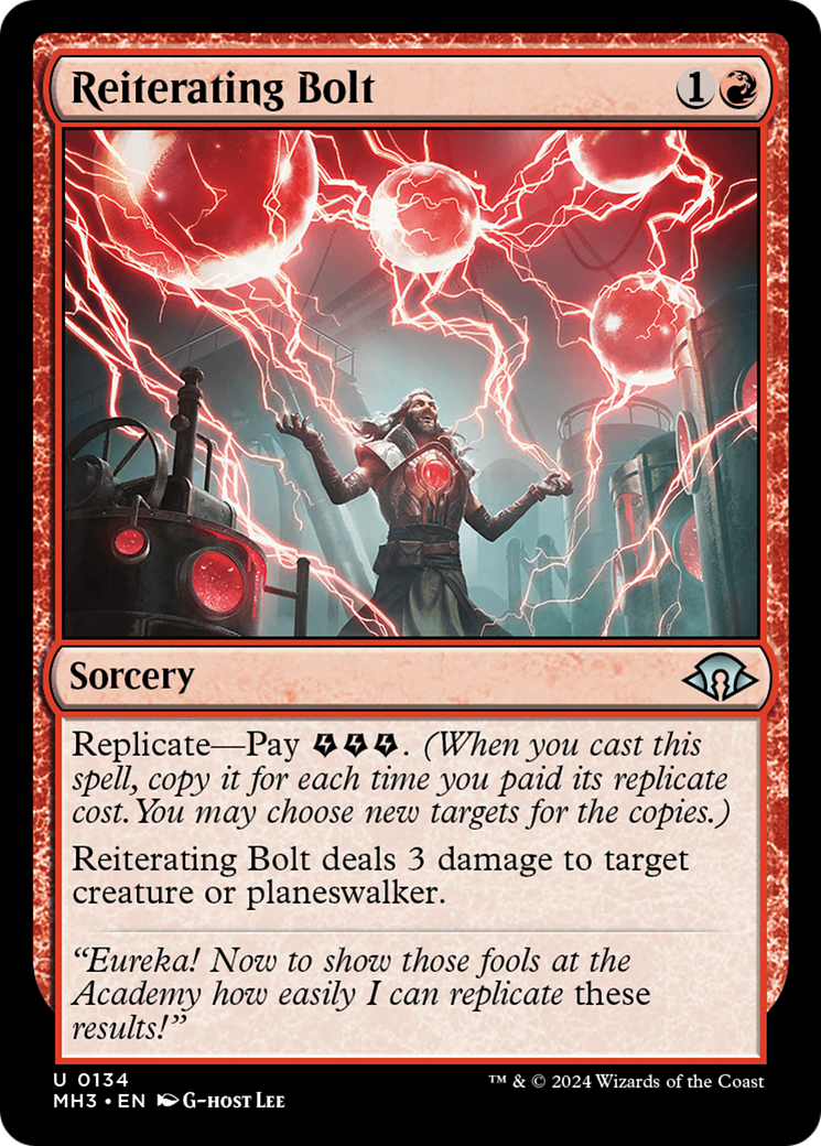 Reiterating Bolt [Modern Horizons 3] Foil