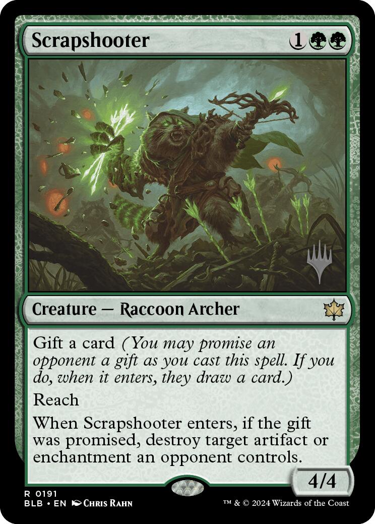 Scrapshooter (Promo Pack) [Bloomburrow Promos] Foil