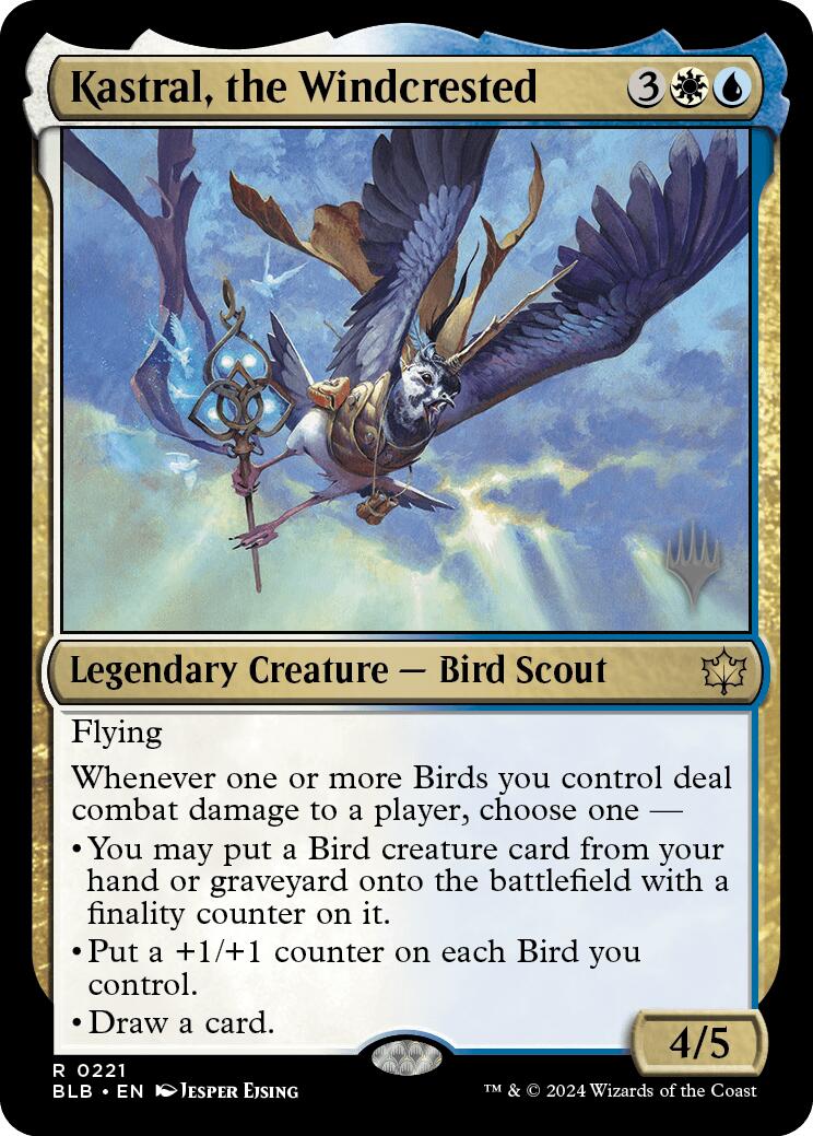 Kastral, the Windcrested (Promo Pack) [Bloomburrow Promos] Foil