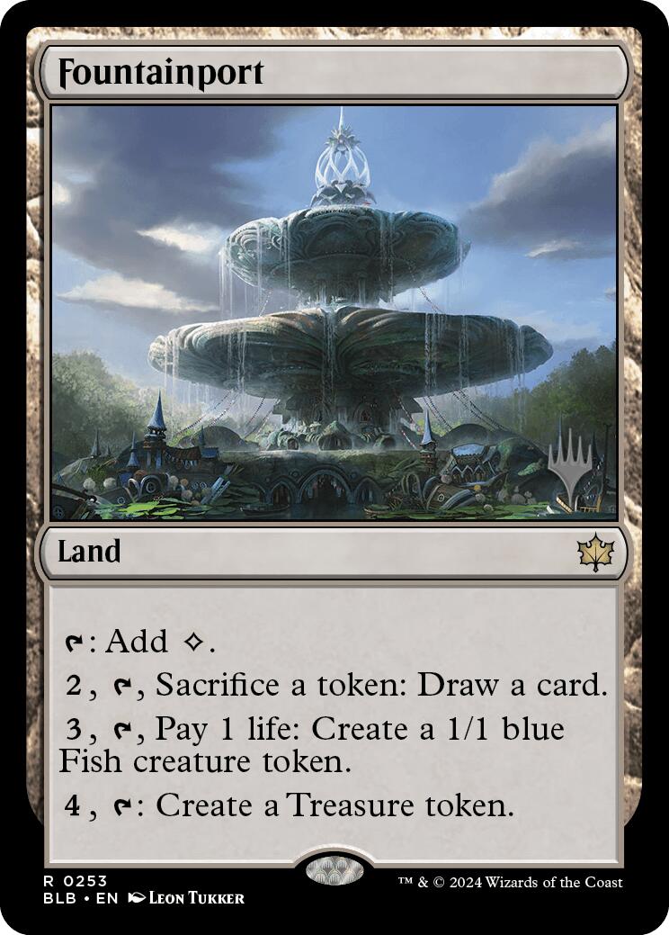 Fountainport (Promo Pack) [Bloomburrow Promos] Foil