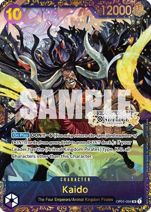 Kaido (Treasure Cup) (OP01-094) - [One Piece Promotion Cards] Foil