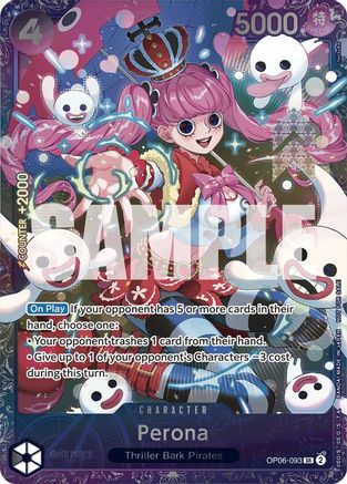 Perona (Treasure Cup 2024) (OP06-093) - [One Piece Promotion Cards] Foil