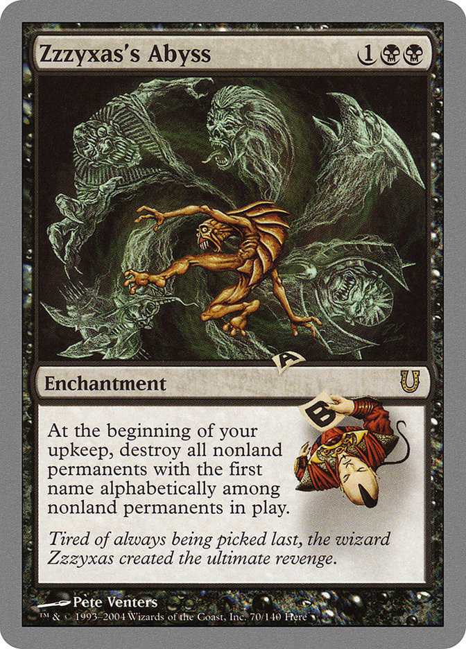 Zzzyxas's Abyss [Unhinged] Foil