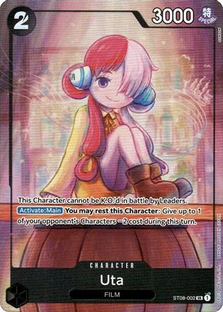 Uta - ST08-002 (Premium Card Collection -Uta-) (ST08-002) - [One Piece Promotion Cards] Foil