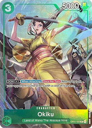 Okiku (Premium Card Collection -BANDAI CARD GAMES Fest. 23-24 Edition-) (OP01-035) - [One Piece Promotion Cards] Foil