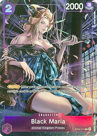 Black Maria (Premium Card Collection -BANDAI CARD GAMES Fest. 23-24 Edition-) (ST04-011) - [One Piece Promotion Cards] Foil