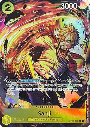 Sanji (Premium Card Collection -BANDAI CARD GAMES Fest. 23-24 Edition-) (OP03-102) - [One Piece Promotion Cards] Foil
