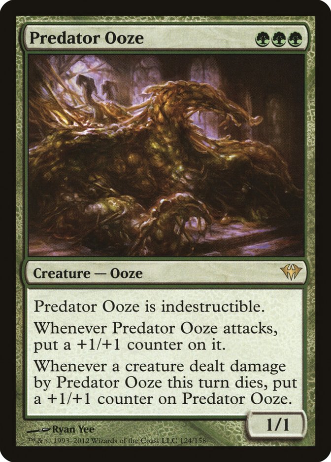 Predator Ooze [Dark Ascension] Foil