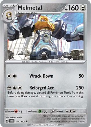 Melmetal (104/142) [Scarlet & Violet: Stellar Crown] Reverse Holofoil