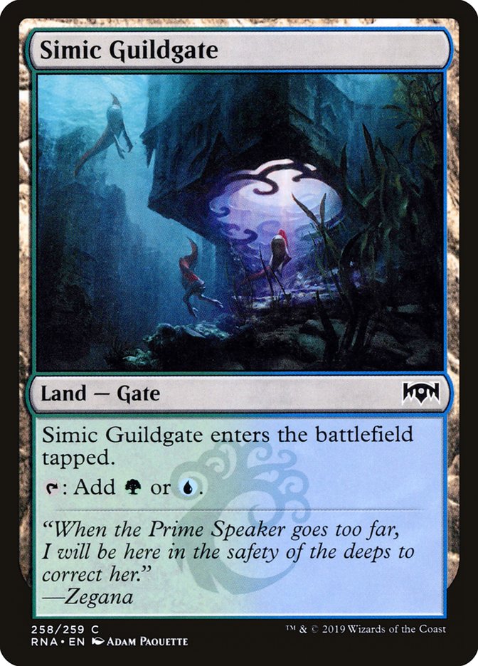 Simic Guildgate (258/259) [Ravnica Allegiance] Foil