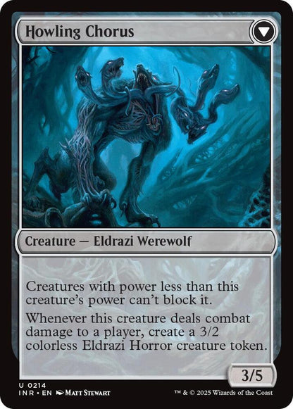 Shrill Howler // Howling Chorus [Innistrad Remastered] Foil