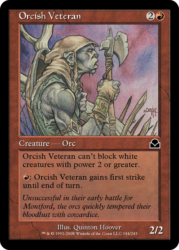 Orcish Veteran  [Masters Edition II]