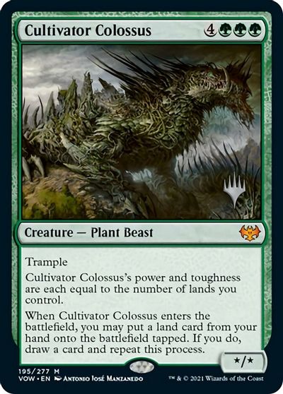 Cultivator Colossus (Promo Pack) [Innistrad: Crimson Vow Promos] Foil