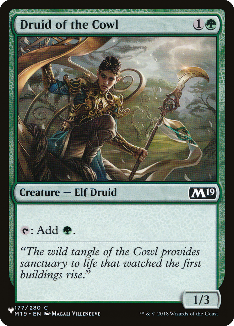 Druid of the Cowl  [The List Reprints]
