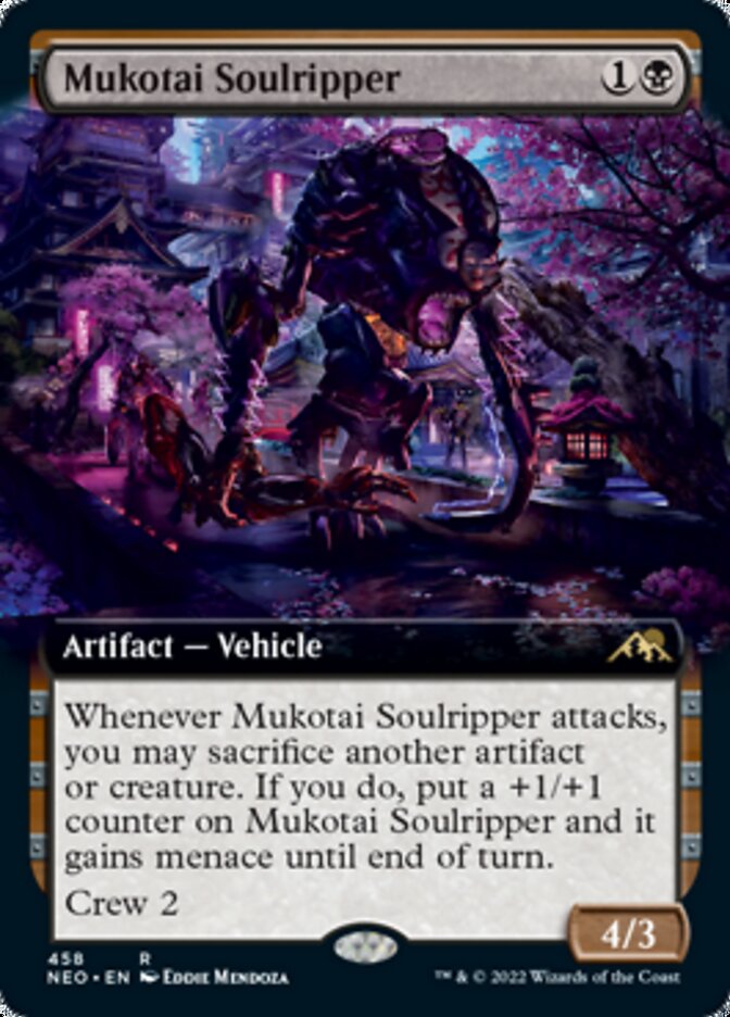 Mukotai Soulripper (Extended Art) [Kamigawa: Neon Dynasty] Foil