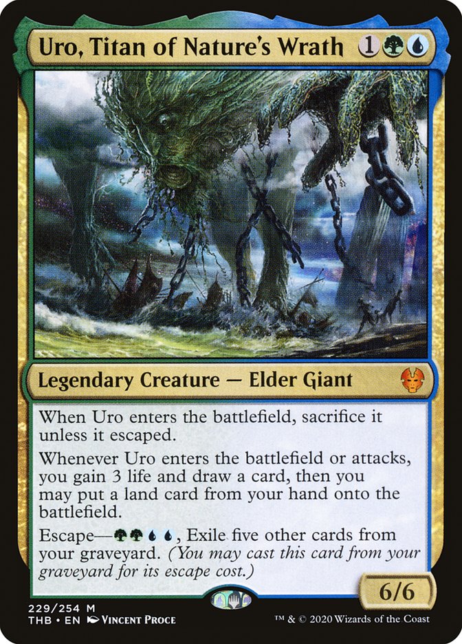 Uro, Titan of Nature's Wrath [Theros Beyond Death] Foil