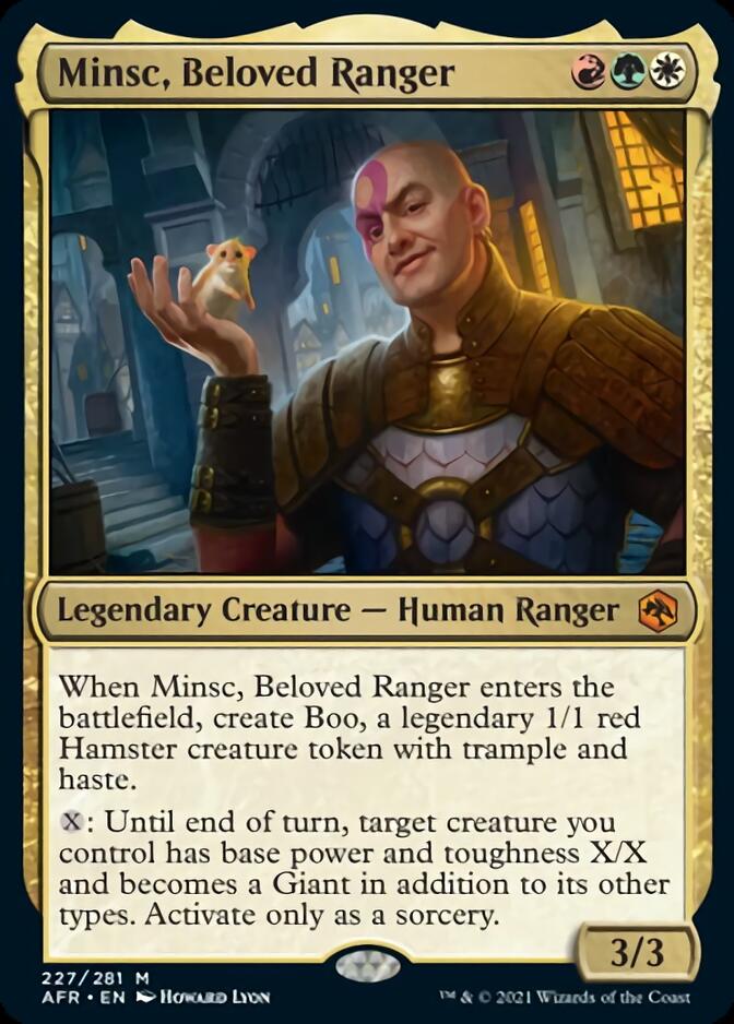 Minsc, Beloved Ranger [Dungeons & Dragons: Adventures in the Forgotten Realms] Foil