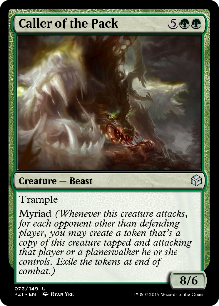 Caller of the Pack  [Legendary Cube Prize Pack]