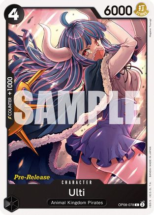 Ulti (OP08-078) - [Two Legends Pre-Release Cards]