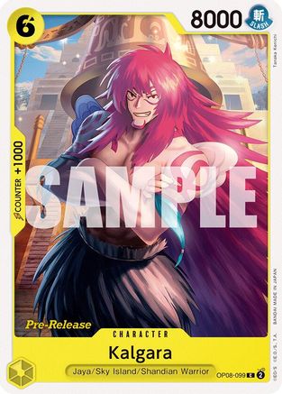 Kalgara (099) (OP08-099) - [Two Legends Pre-Release Cards]