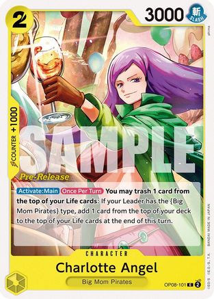 Charlotte Angel (OP08-101) - [Two Legends Pre-Release Cards]