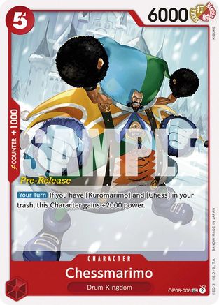 Chessmarimo (OP08-006) - [Two Legends Pre-Release Cards]