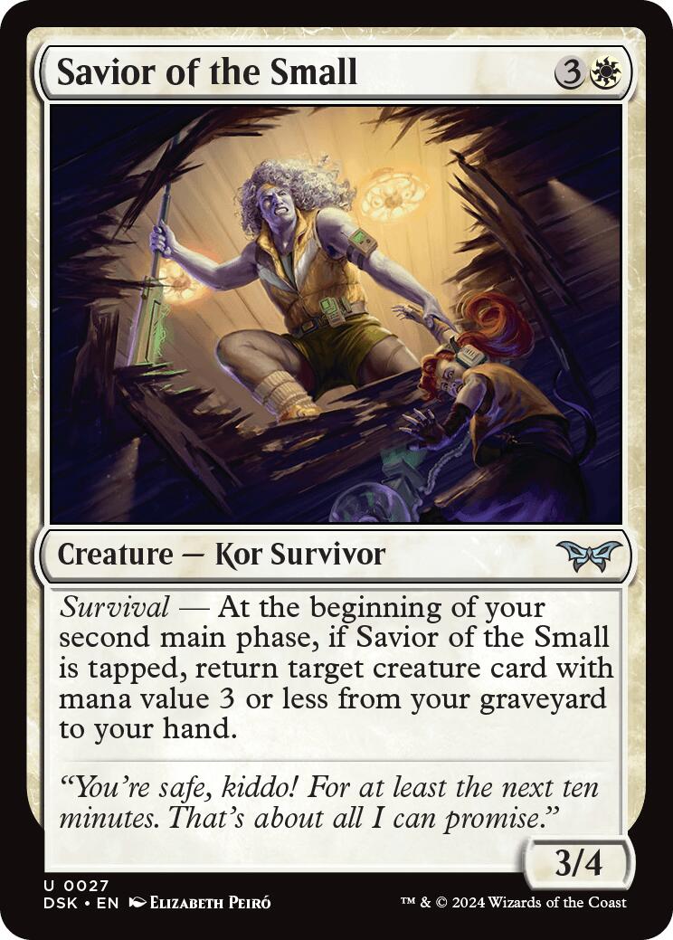 Savior of the Small [Duskmourn: House of Horror] Foil