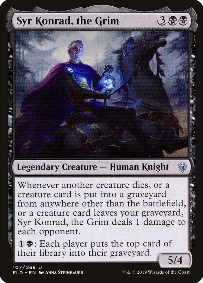 Syr Konrad, the Grim [Throne of Eldraine] Foil