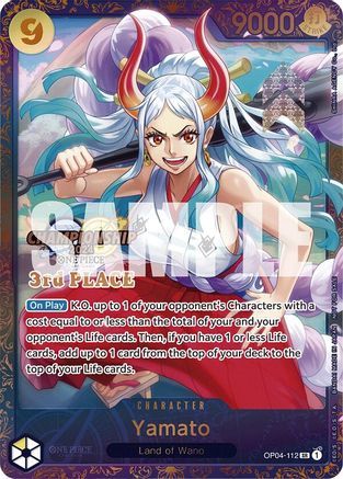 Yamato (Championship 2024 Finals 3rd Place) (OP04-112) - [One Piece Promotion Cards] Foil