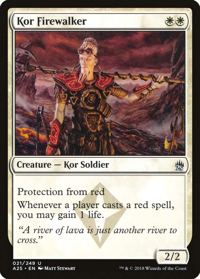 Kor Firewalker [Masters 25] Foil