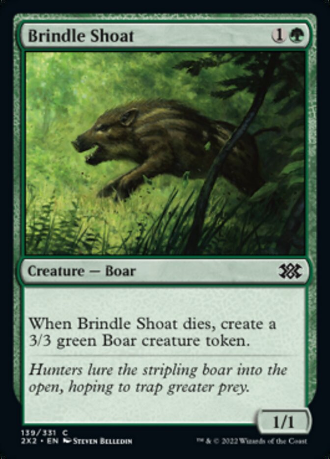 Brindle Shoat [Double Masters 2022] Foil