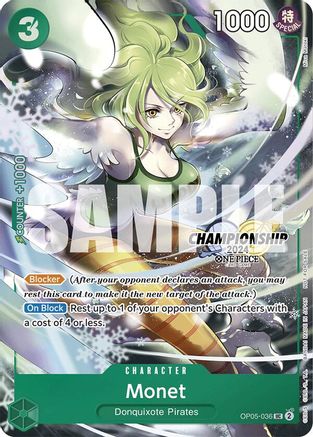 Monet (CS 2024 Event Pack Finalist) (OP05-036) - [One Piece Promotion Cards] Foil