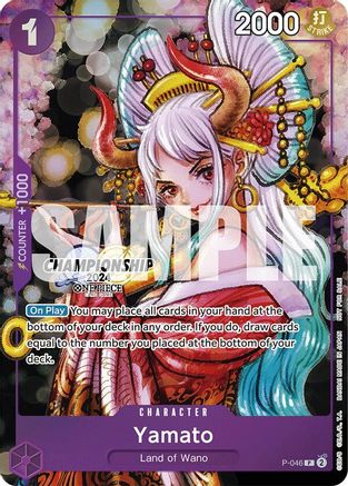 Yamato (CS 2024 Event Pack Finalist) (P-046) - [One Piece Promotion Cards] Foil
