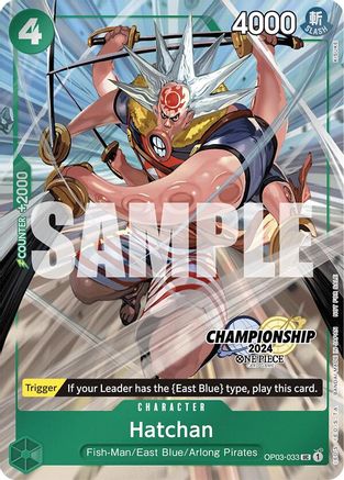 Hatchan (CS 2024 Celebration Pack) (OP03-033) - [One Piece Promotion Cards] Foil
